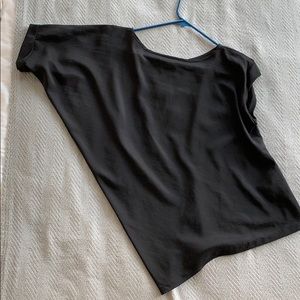 Polyester slanted bcbg top